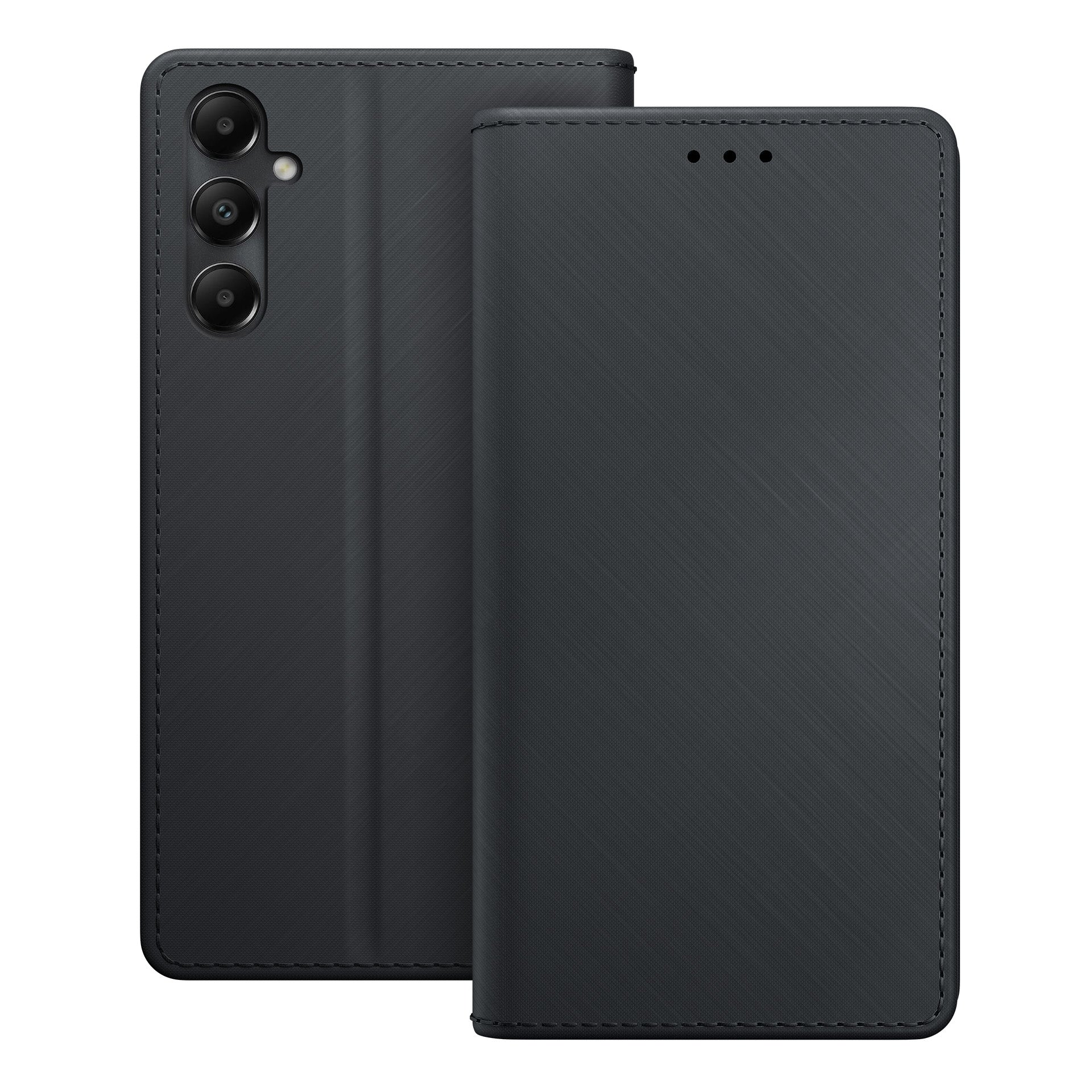 3mk piniginės dėklas, skirtas Samsung Galaxy A05s – juodas -- Samsung Galaxy A05s
