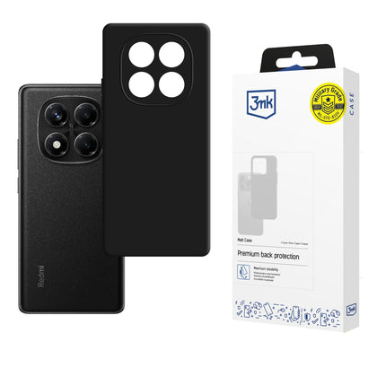 3mk matinis dėklas, skirtas Xiaomi Redmi Note 14 Pro 4G – matinė juoda