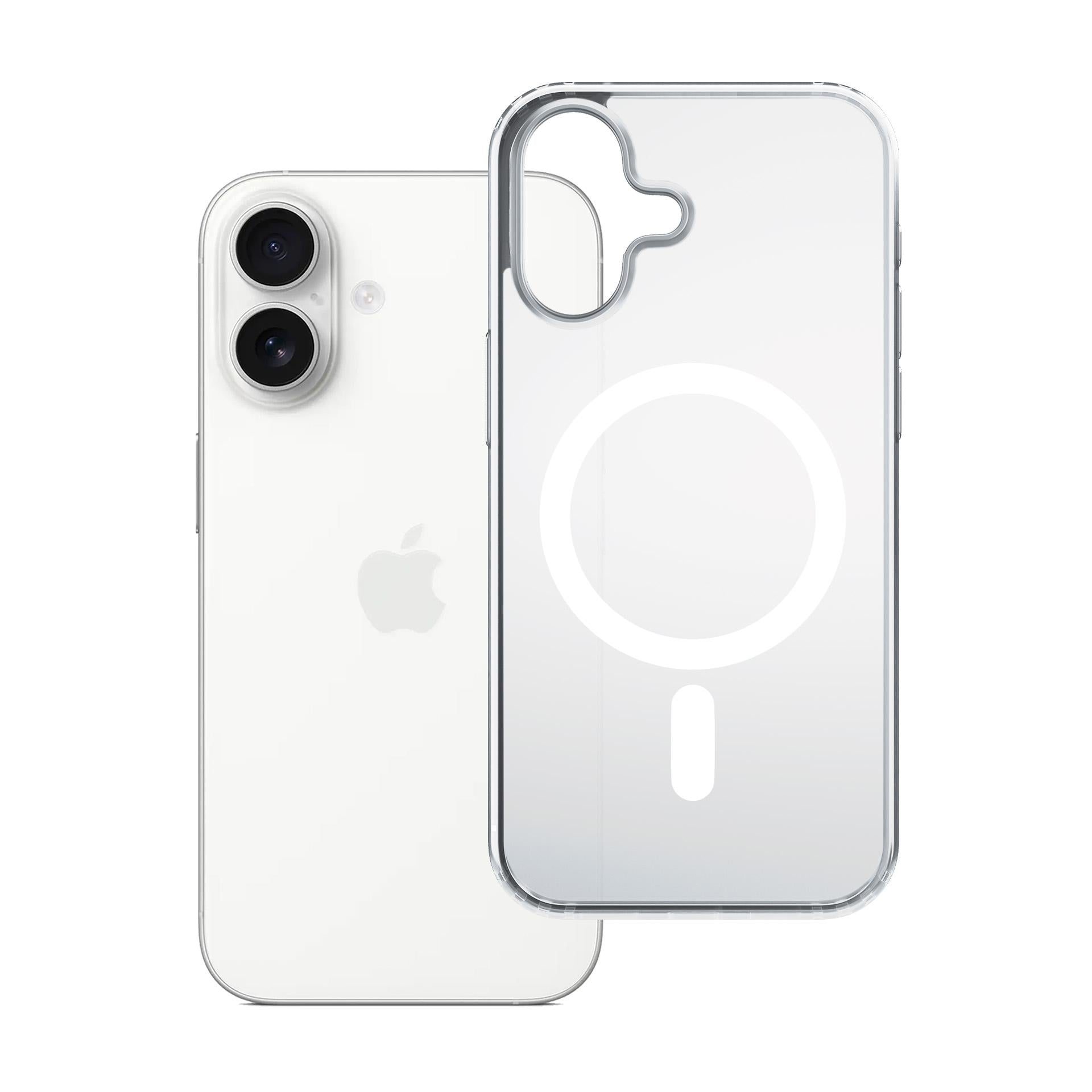 3mk Frosty MagCase, skirtas iPhone 17 - baltas
