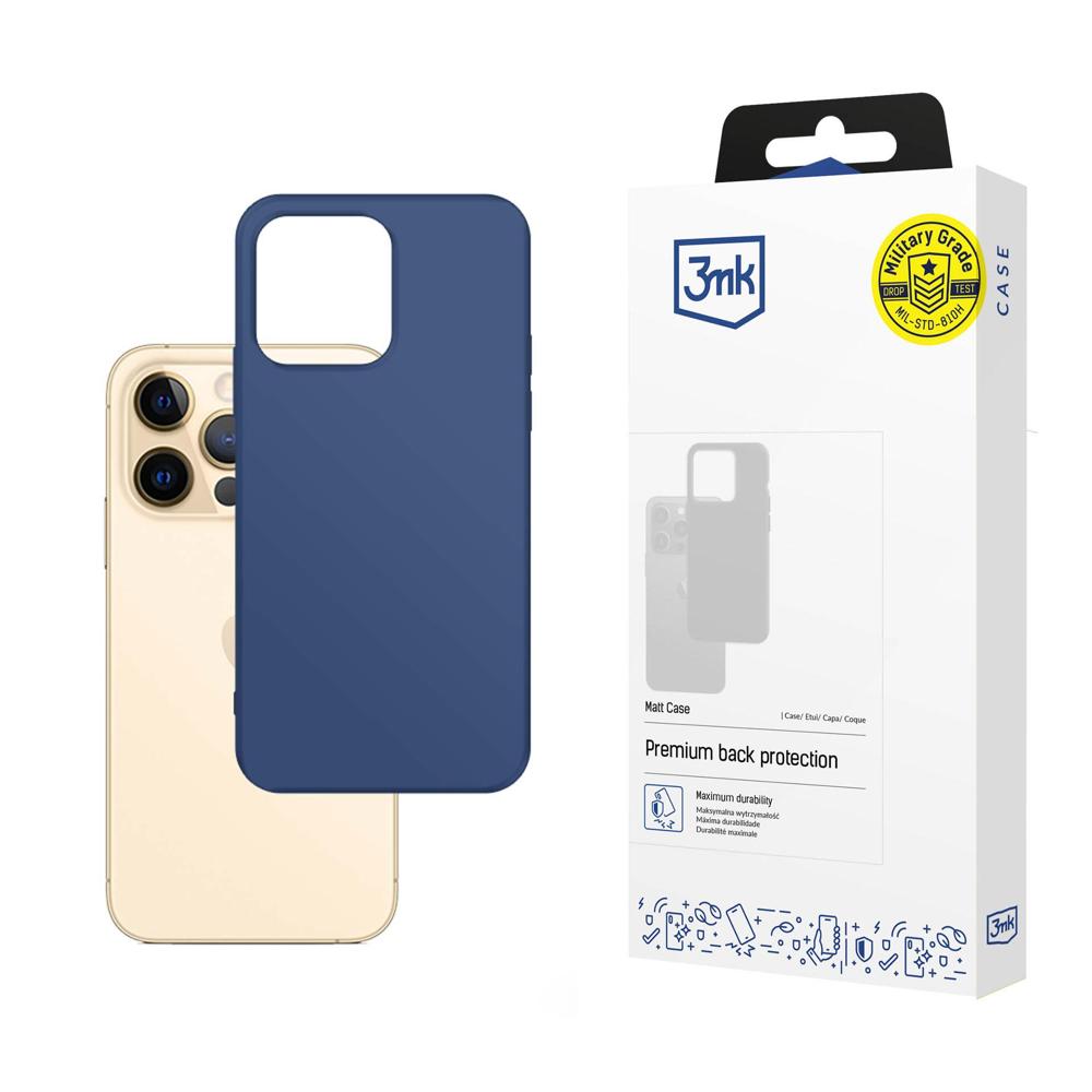 3mk matinis dėklas, skirtas Apple iPhone 13 Pro - Matte Blue