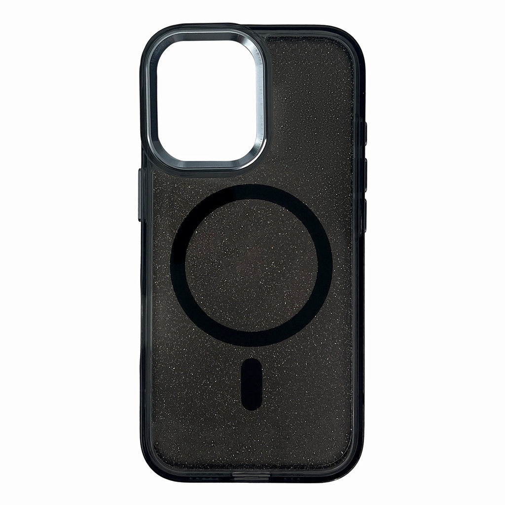 MagSafe blizgus dėklas iPhone 17 Pro Max – juodas