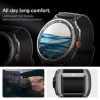 Spigen Fit Lite dirželis, skirtas Samsung Galaxy Watch 40/44/46 mm – juodas