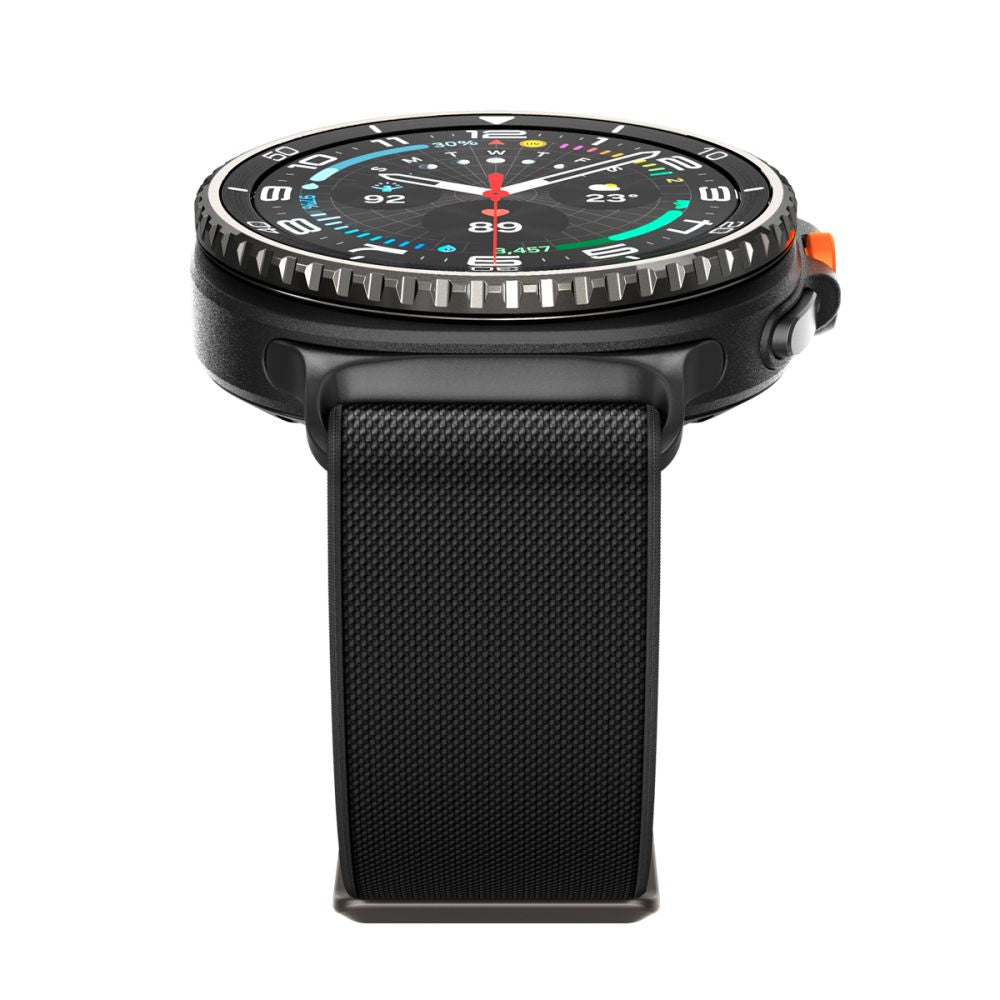 Spigen Fit Lite dirželis, skirtas Samsung Galaxy Watch 40/44/46 mm – juodas