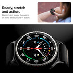 Spigen Fit Lite dirželis, skirtas Samsung Galaxy Watch 40/44/46 mm – juodas