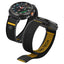 Spigen Athlex oro dirželis, skirtas Samsung Galaxy Watch 40/44/46mm – juoda ir geltona
