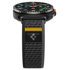 Spigen Athlex oro dirželis, skirtas Samsung Galaxy Watch 40/44/46mm – juoda ir geltona