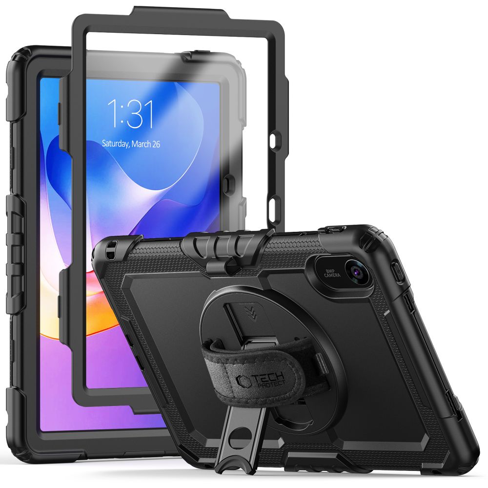 Tech-Protect Solid dėklas Xiaomi Redmi Pad 2 11.0 – juodas -- Xiaomi Redmi Pad 2