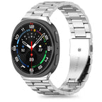 Tech-Protect nerūdijančio plieno dirželis, skirtas Samsung Galaxy Watch 40/44/46 mm – sidabrinis -- Samsung Galaxy Watch 40