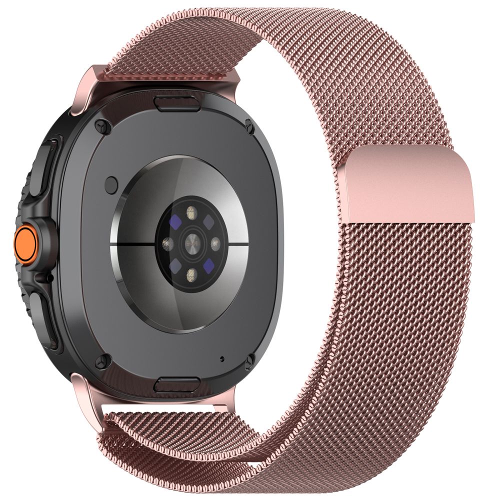 Tech-Protect nerūdijančio plieno dirželis, skirtas Samsung Galaxy Watch 40/44/46 mm – rožinis -- Samsung Galaxy Watch 40
