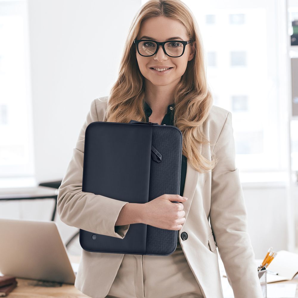Tech-Protect Sleeve Nešiojamojo Kompiuterio Krepšys 15-16 - Mėlynas -- Laptop Bags