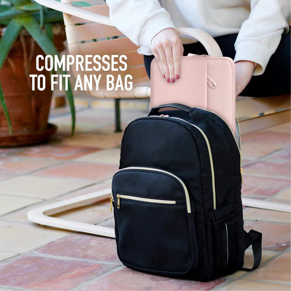 Tech-Protect Sleeve Nešiojamojo Kompiuterio Krepšys 15-16 - Rožinis -- Laptop Bags
