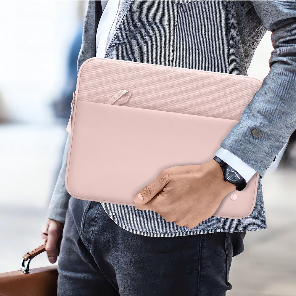 Tech-Protect Sleeve Nešiojamojo Kompiuterio Krepšys 15-16 - Rožinis -- Laptop Bags