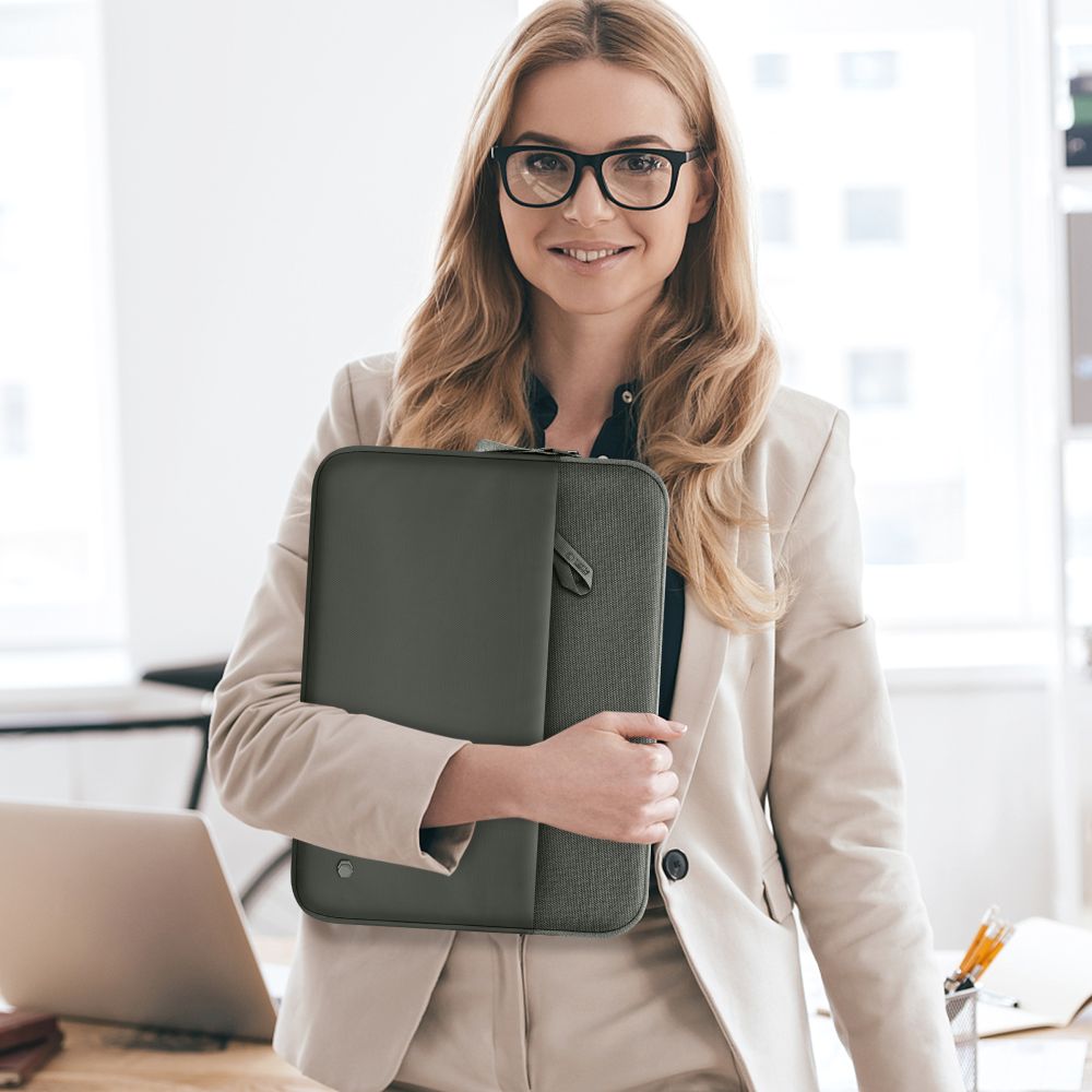 Tech-Protect Sleeve Nešiojamojo Kompiuterio Krepšys 15-16 - Žalias -- Laptop Bags