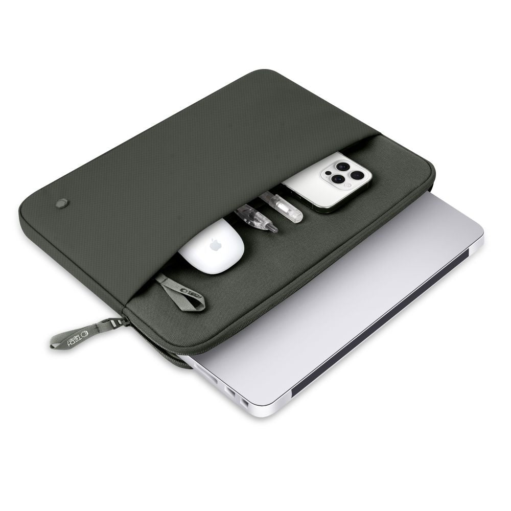 Tech-Protect Sleeve Nešiojamojo Kompiuterio Krepšys 15-16 - Žalias -- Laptop Bags