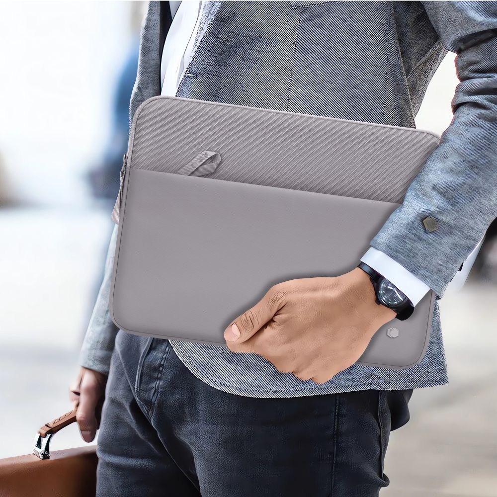 Tech-Protect Sleeve Nešiojamojo Kompiuterio Krepšys 15-16 - Pilkas -- Laptop Bags