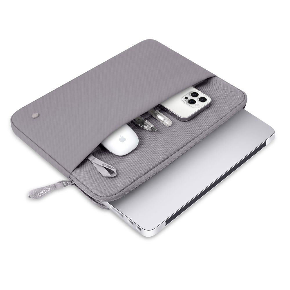 Tech-Protect Sleeve Nešiojamojo Kompiuterio Krepšys 15-16 - Pilkas -- Laptop Bags