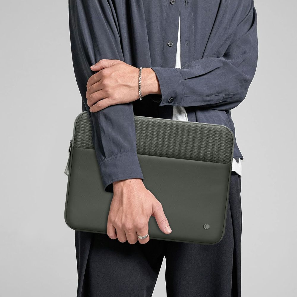 Tech-Protect Sleeve nešiojamojo kompiuterio krepšys 13-14 - Žalias -- Laptop Bags