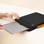 Tech-Protect Defender RS nešiojamojo kompiuterio krepšys 15-16 - Juodas -- Laptop Bags