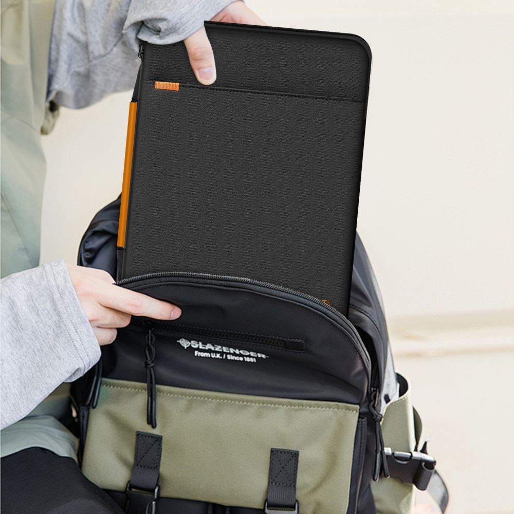 Tech-Protect Defender RS nešiojamojo kompiuterio krepšys 15-16 - Juodas -- Laptop Bags