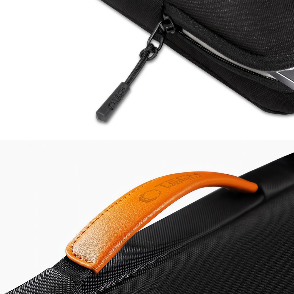 Tech-Protect Defender RS nešiojamojo kompiuterio krepšys 13-14 - Juodas -- Laptop Bags