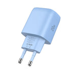 Tech-Protect NCA20 PD 20W QC3.0 USB-A / USB-C sieninis įkroviklis - mėlynas -- Cell phone chargers