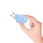 Tech-Protect NCA20 PD 20W QC3.0 USB-A / USB-C sieninis įkroviklis - mėlynas -- Cell phone chargers