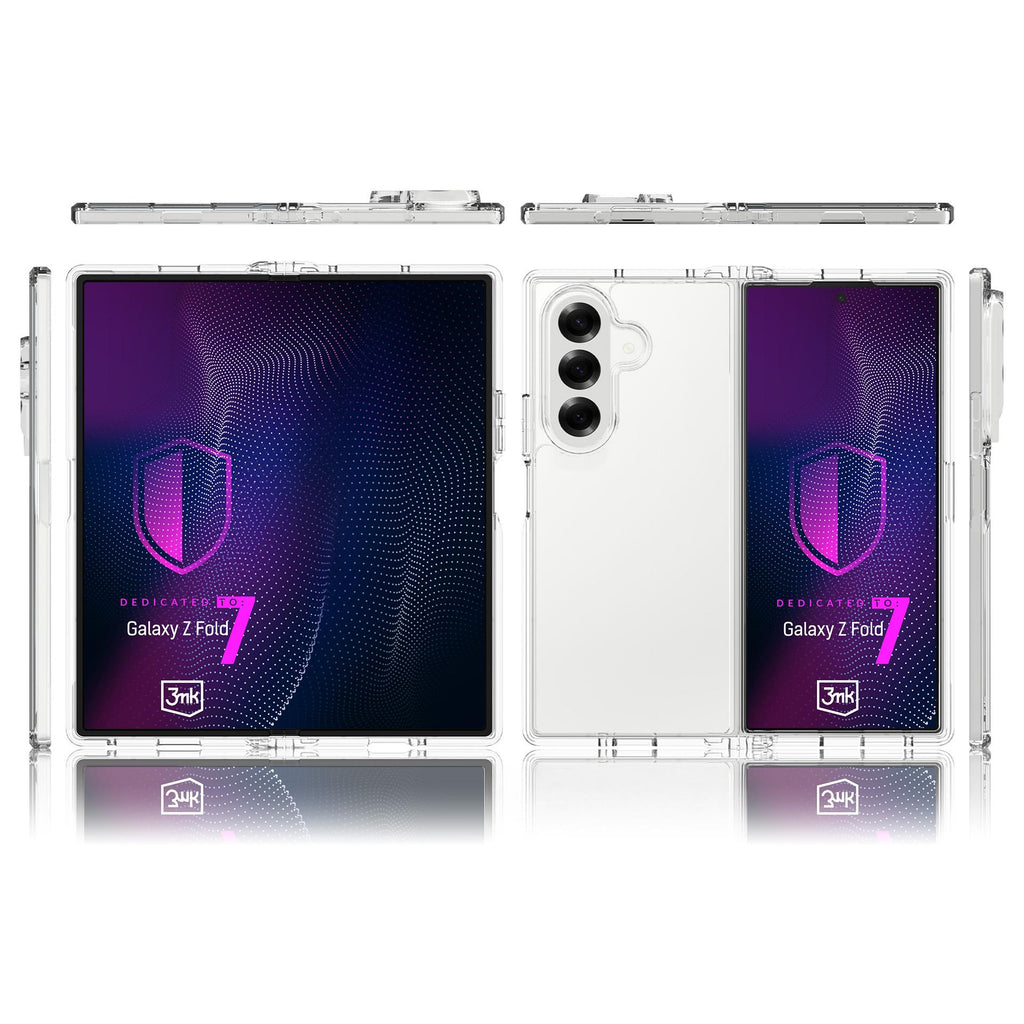 3mk armor dėklas skirtas Samsung Galaxy Z Fold 7 - Transparent