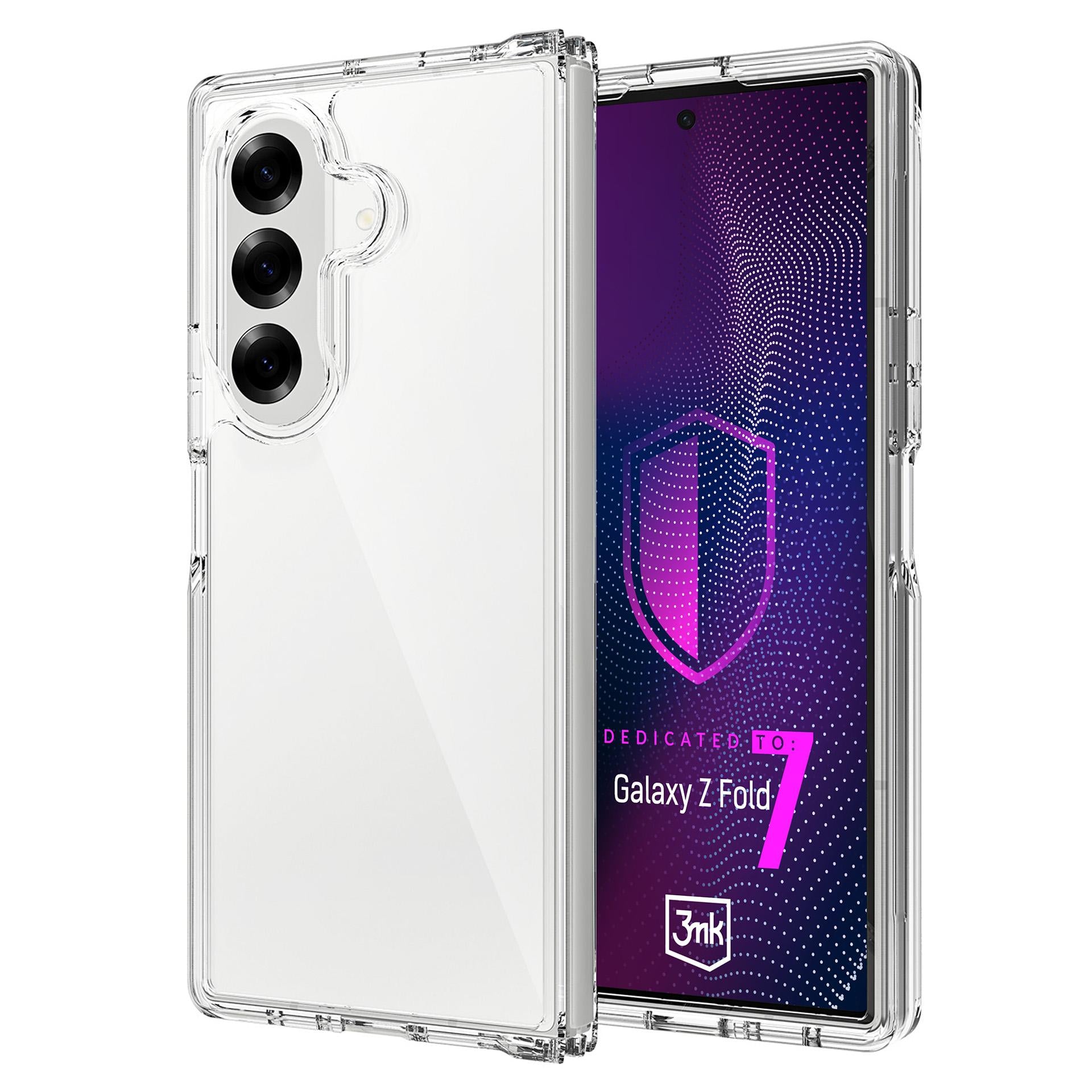 3mk armor dėklas skirtas Samsung Galaxy Z Fold 7 - Transparent