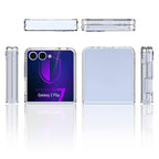 3mk šarvų dėklas, skirtas Samsung Galaxy Z Flip 7 – skaidrus
