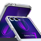 3mk šarvų dėklas, skirtas Samsung Galaxy Z Flip 7 – skaidrus
