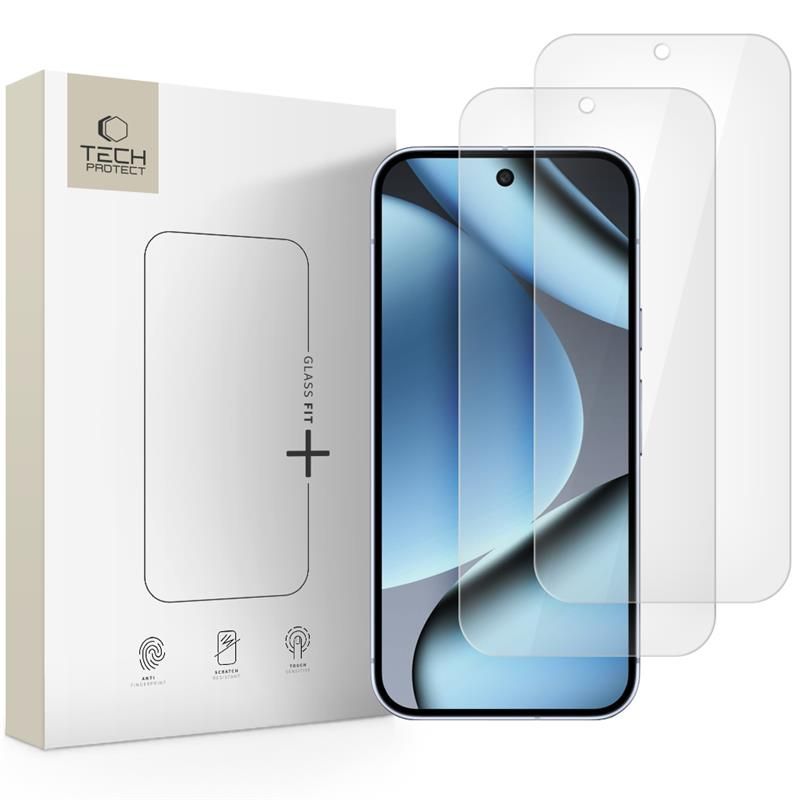 Tech-Protect Glass Fit+ stiklas Pixel 9 Pro XL, 2 vnt. -- Google Pixel 9 Pro XL / Google Pixel 10 Pro XL