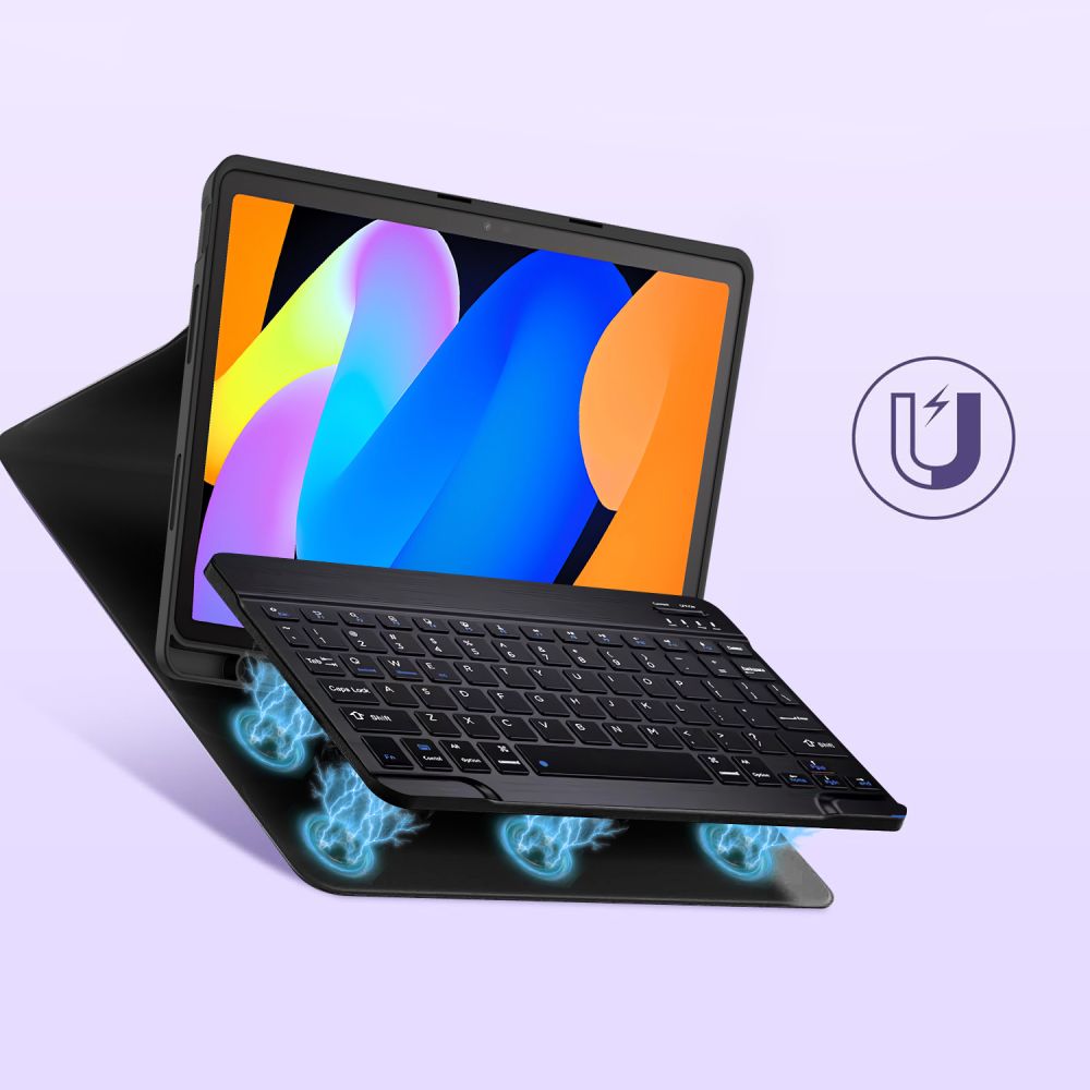 Tech-Protect SC rašiklis + klaviatūros dėklas, skirtas Lenovo Idea Tab 11.0 TB-336 – juodas