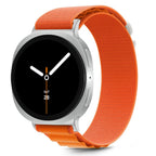 Tech-Protect nailono juostelinis dirželis, skirtas Samsung Galaxy Watch 40/44/46 mm – oranžinis -- Samsung Galaxy Watch 40