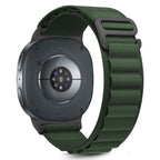 Tech-Protect nailono juostelinis dirželis, skirtas Samsung Galaxy Watch 40/44/46 mm – žalias -- Samsung Galaxy Watch 40