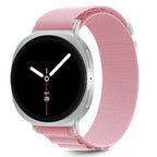 Tech-Protect nailono juostelinis dirželis, skirtas Samsung Galaxy Watch 40/44/46 mm – rožinis -- Samsung Galaxy Watch 40