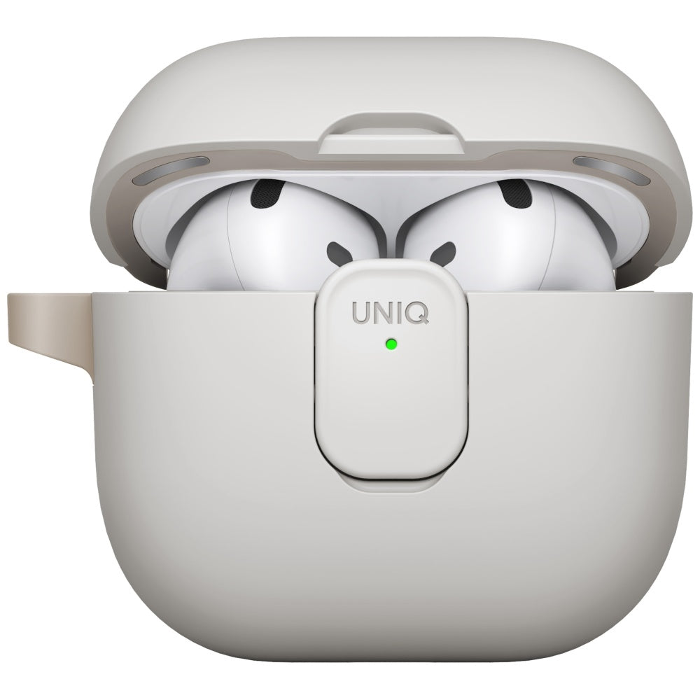 Uniq Clyde Lock dėklas AirPods 4 – smėlio -- AirPods 4