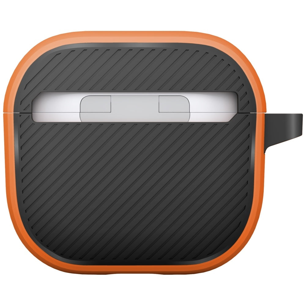 Uniq Clyde Lock dėklas AirPods 4 – oranžinis