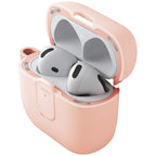 Uniq Clyde Lock dėklas AirPods 4 – rožinis