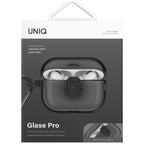 Uniq Glase Pro Lock dėklas AirPods Pro 2 – juodas