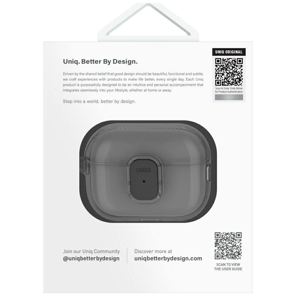 Uniq Glase Pro dėklas AirPods Pro 2 – rožinis