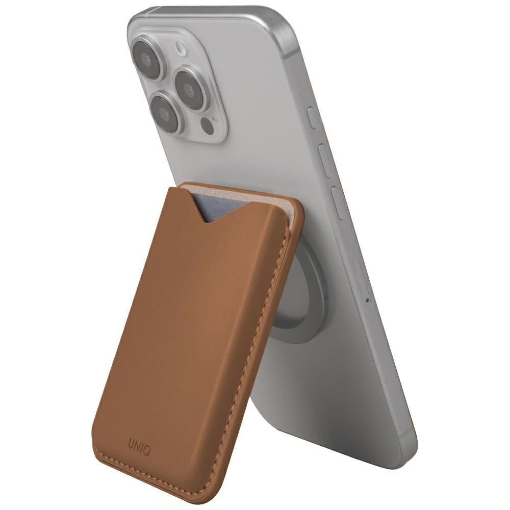 Uniq Lyden Evo magnetinė telefono piniginė - ruda -- Uncategorized