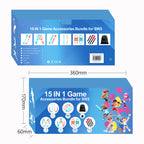 Nintendo Switch 15-in-1 Šeimos Priedų Paketas 2 - Oranžinis ir Mėlynas Rinkinys -- Nintendo Switch 2