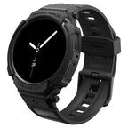 Spigen Rugged Armor Pro dirželis Samsung Galaxy Watch 8 44mm - matinis juodas -- Samsung Galaxy Watch 8