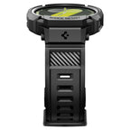 Spigen Rugged Armor Pro dirželis Samsung Galaxy Watch 8 44mm - matinis juodas -- Samsung Galaxy Watch 8