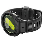 Spigen Rugged Armor Pro dirželis Samsung Galaxy Watch 8 44mm - matinis juodas -- Samsung Galaxy Watch 8