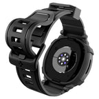 Spigen Rugged Armor Pro dirželis Samsung Galaxy Watch 8 44mm - matinis juodas -- Samsung Galaxy Watch 8