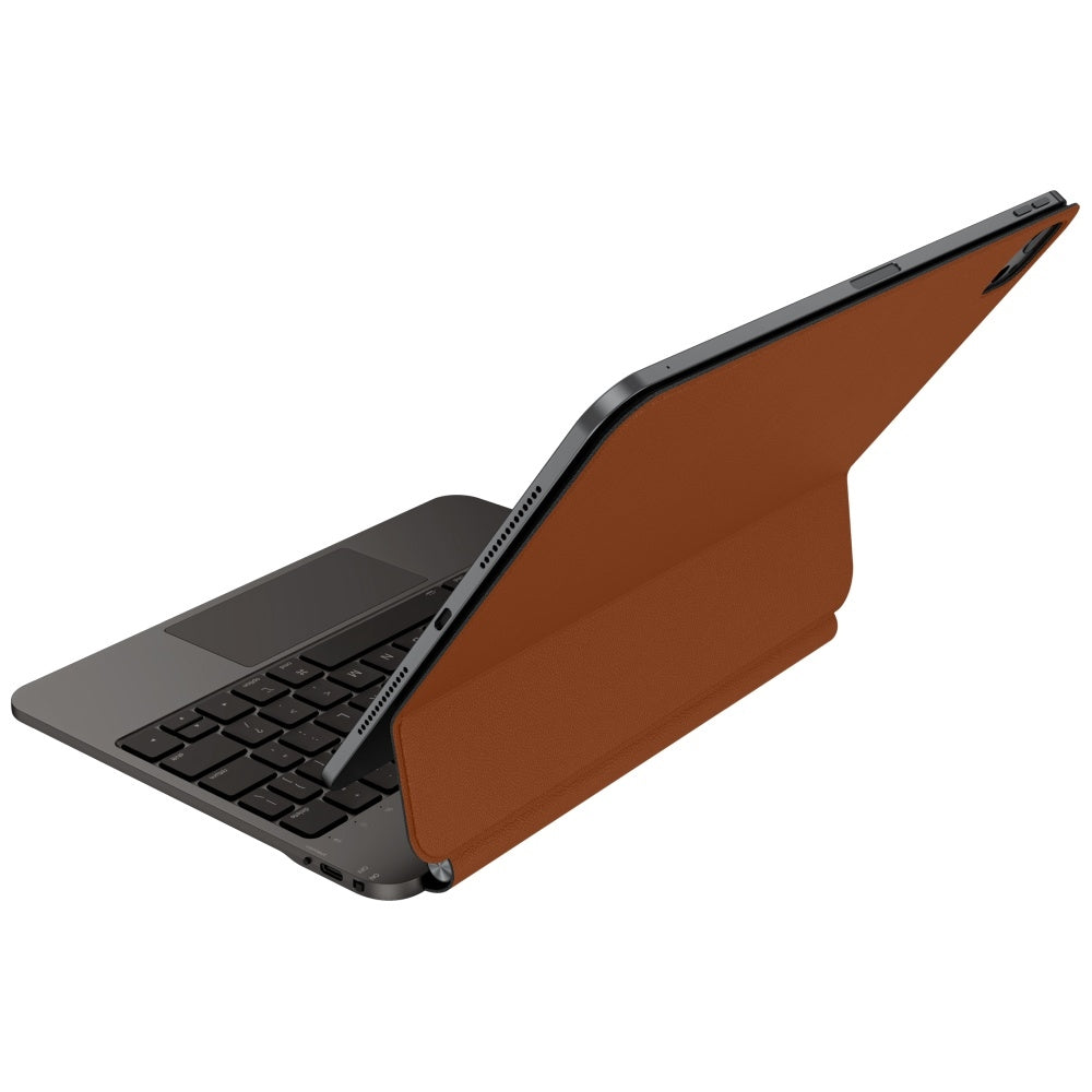Uniq Venno Pro magnetinis išmaniosios klaviatūros dėklas, skirtas iPad 11" 2025 / iPad Air 11" 2024 / 2025 / iPad Pro 11" 2018 / 2020 / 2021 / _ _ 1 Brown