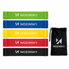 Pasipriešinimo juostos Wozinsky WGO-5 iš latekso - 5 vnt. -- Cycling Accessories