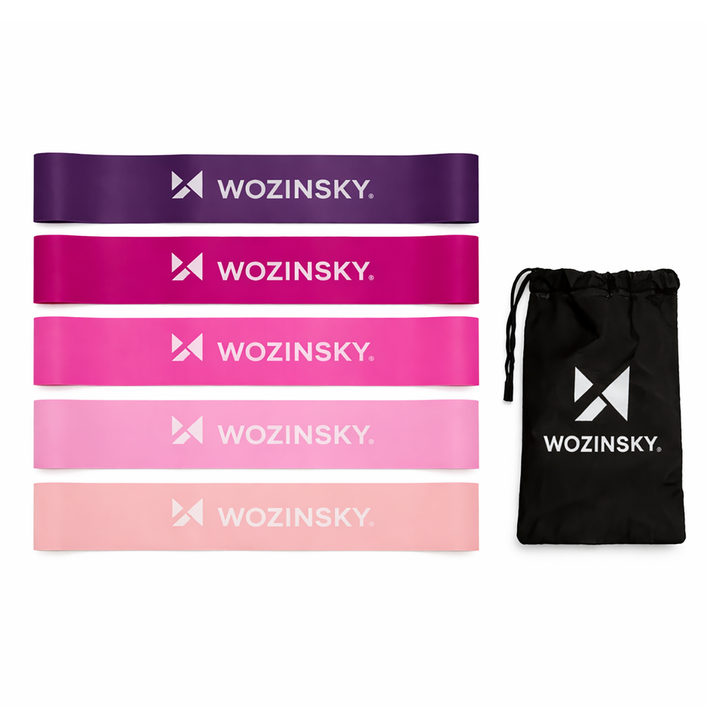 Mini pasipriešinimo juostos Wozinsky WGO-5A iš TPE - 5 vnt. -- Cycling Accessories