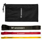 Wozinsky WGO-3 latekso pasipriešinimo juostos - 3 vnt. -- Cycling Accessories